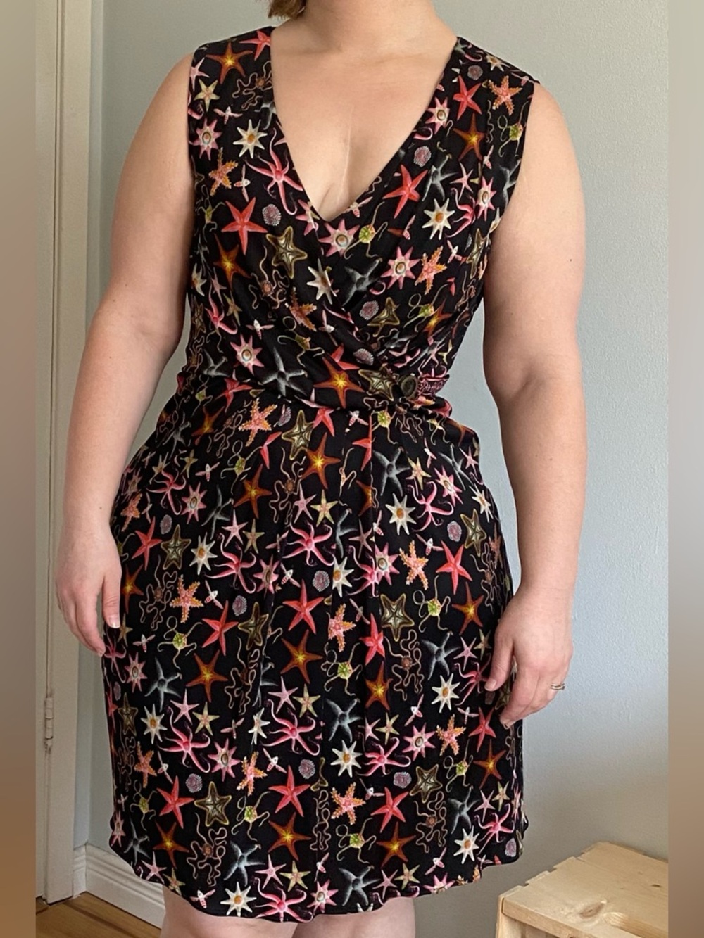 Versace Collection starfish print dress